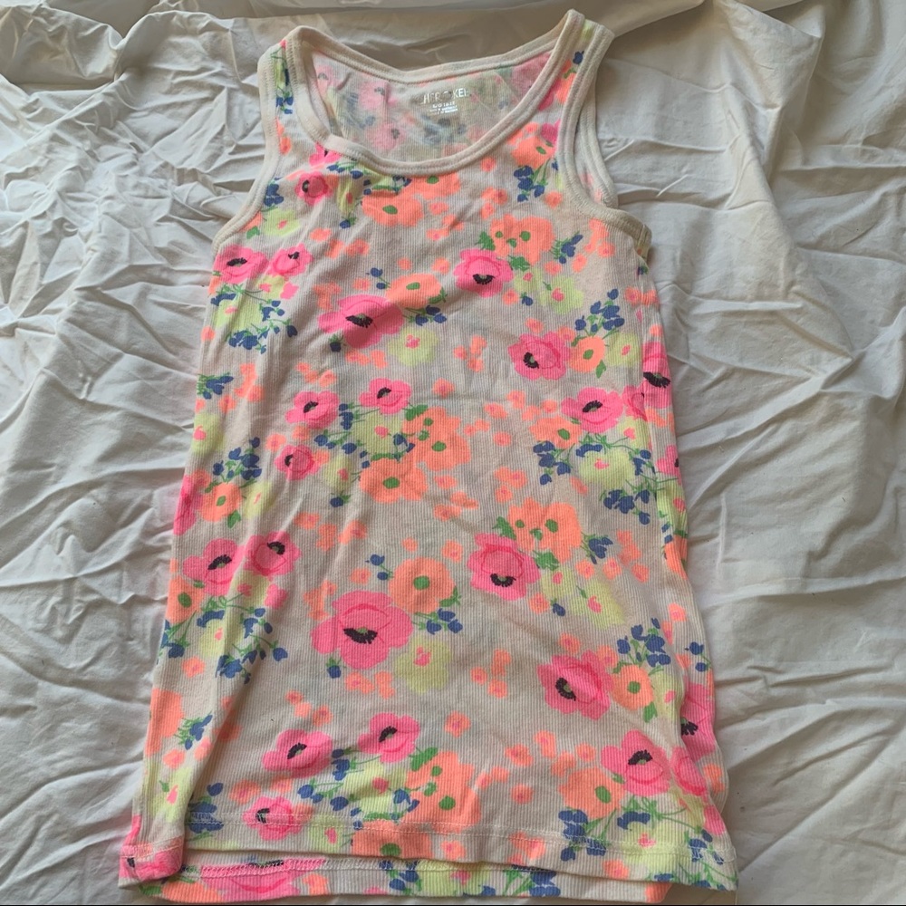 Floral Neon Tank Top